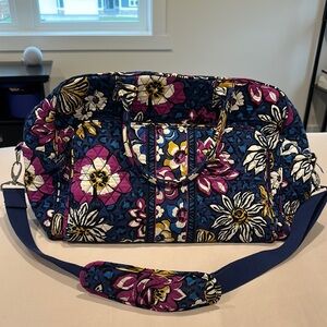 Vera Bradley Floral Quilted Weekender Bag